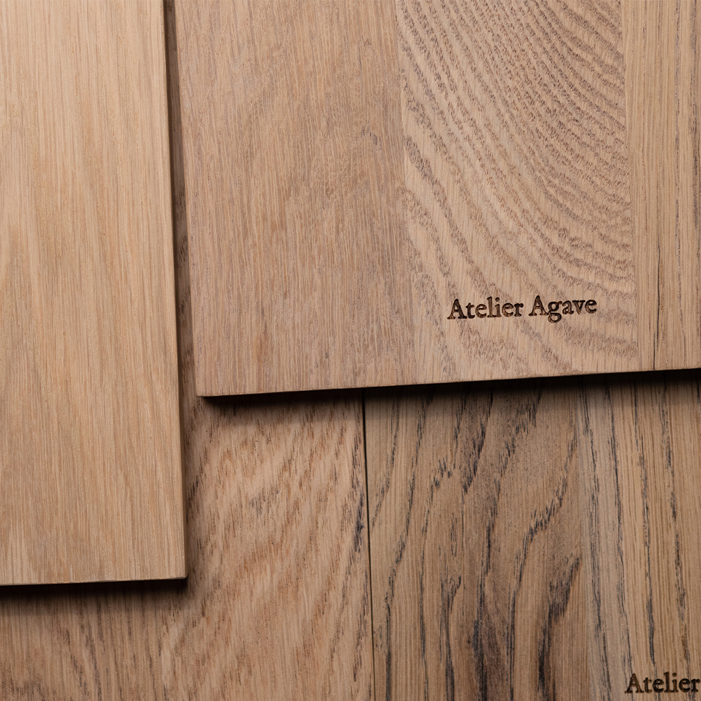 Planche à servir artisanale en bois de chêne Planche à découper Planche à pain