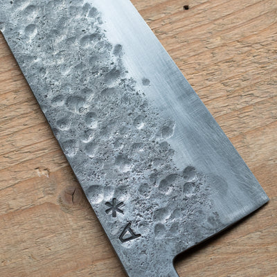 Couteau de cuisine Santoku avec manche en buis