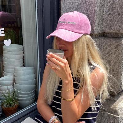 Casquette "strawberry matcha"