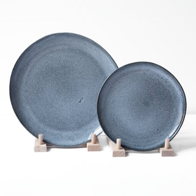 Set d'assiettes Blue Sand 8 pièces