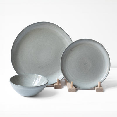 Set de vaisselle Basic Midnight Grey 12 pièces