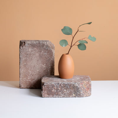 Vase "Egg" Terracotta