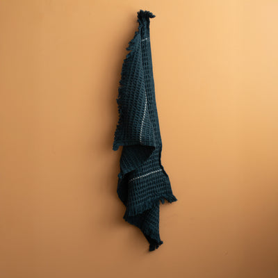 Serviette de bain Waffle Navy