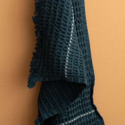 Serviette de bain Waffle Navy