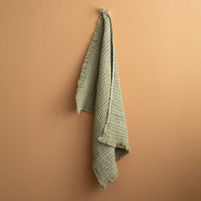 Serviette de toilette Waffle Olive