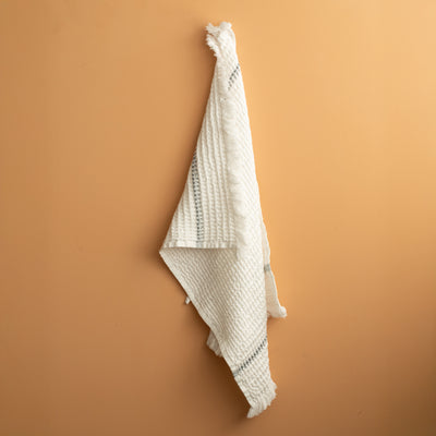 Serviette Gaufrette Blanc