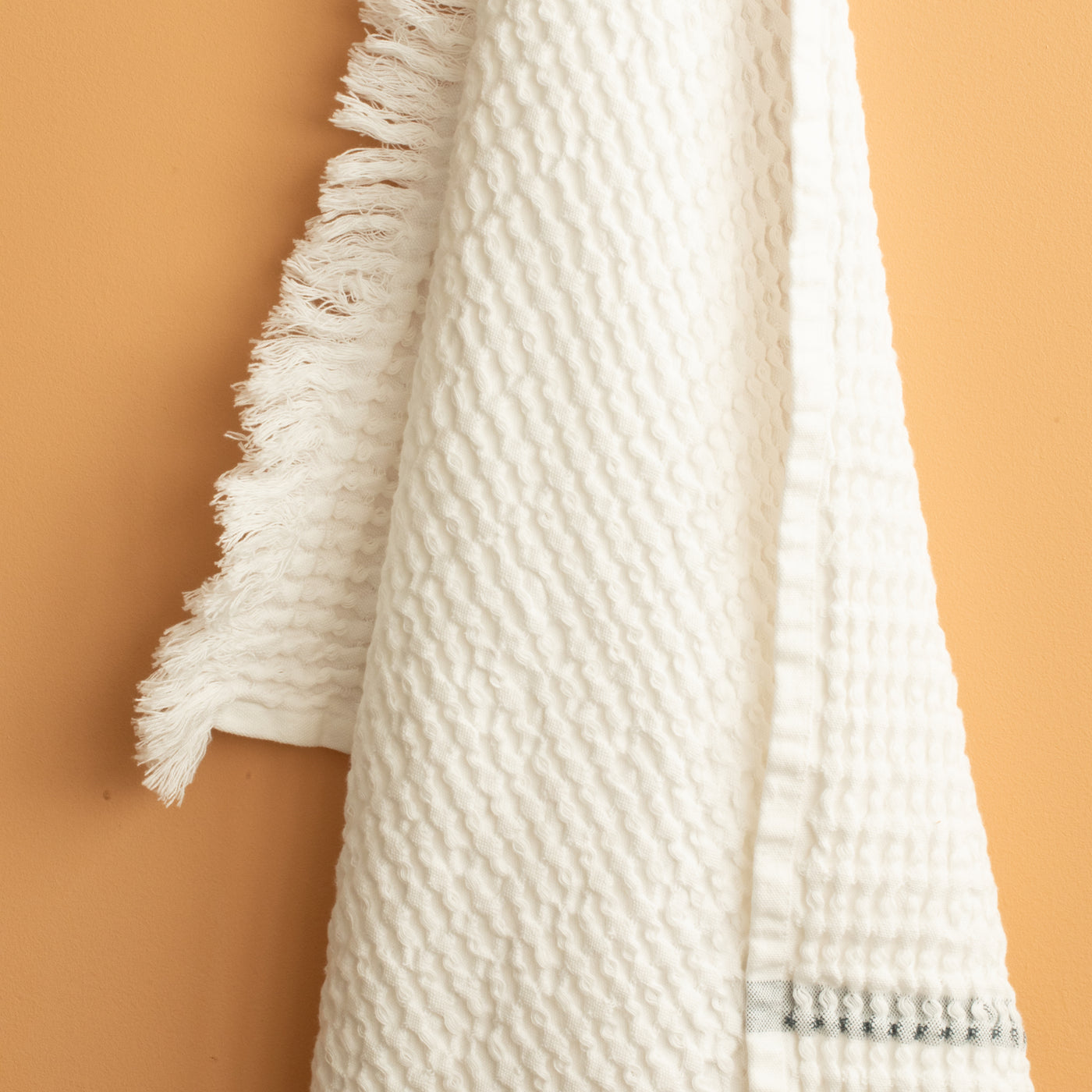Serviette Gaufrette Blanc