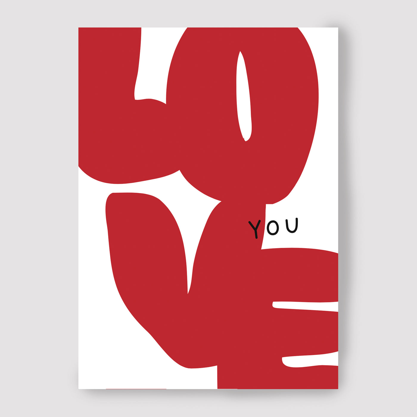 L'amour est tout autour de la carte