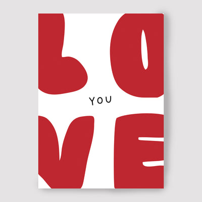 L'amour est tout autour de la carte