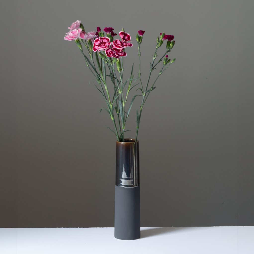 Vase "Chimney Small" Metallic Dipped