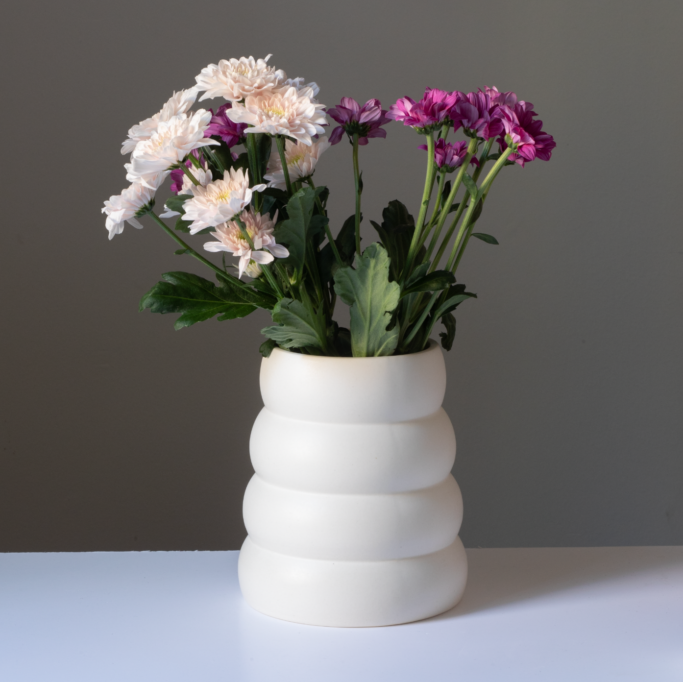 Vase "Donuts" Beige