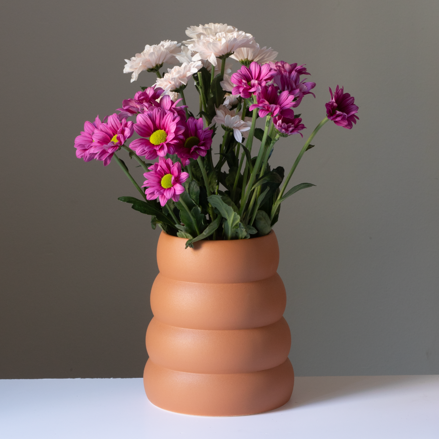 Vase "Donuts" Terracotta