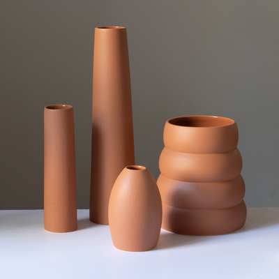 Vase "Donuts" Terracotta