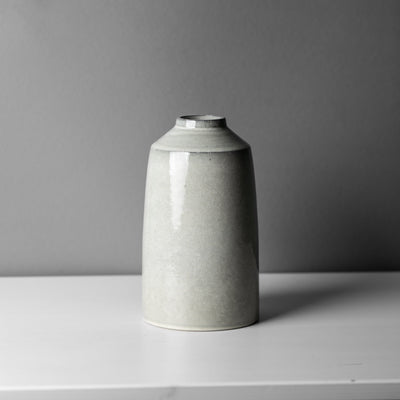 Vase en grès Midnight Grey Vase à fleurs