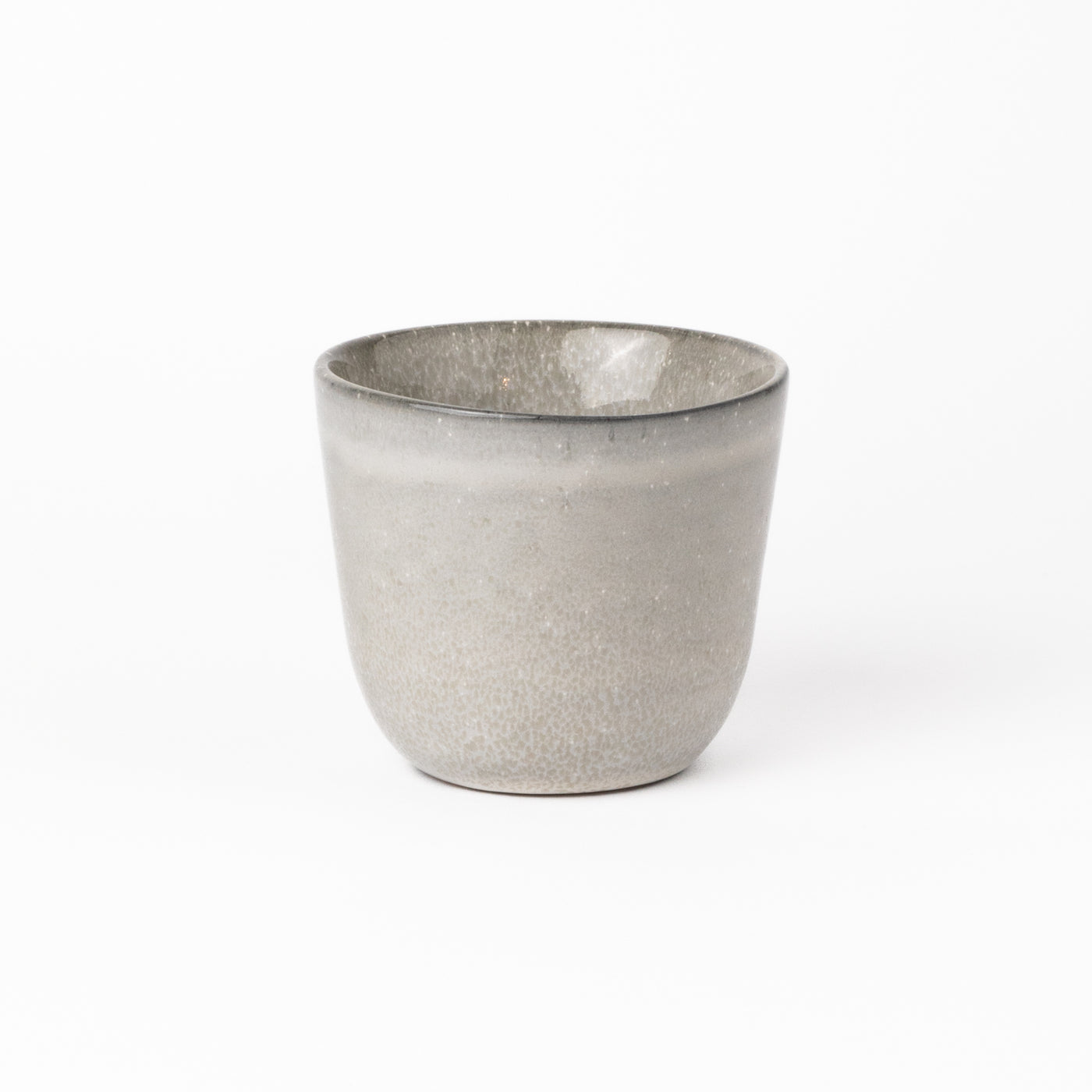 Barista Cappuccino Cup Gobelet à café Grès gris émaillé
