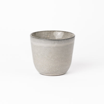 Barista Cappuccino Cup Gobelet à café Grès gris émaillé