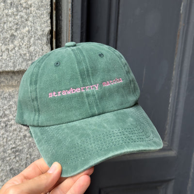 Casquette "strawberry matcha"