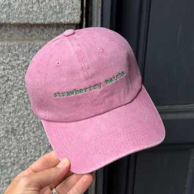 Casquette "strawberry matcha"