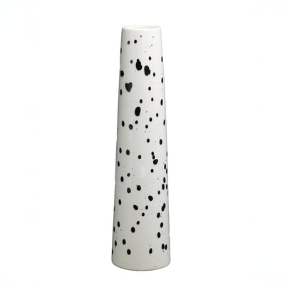Vase "Chimney Large Black Dots