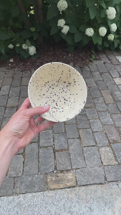 Bowl de plats principaux Black Dots