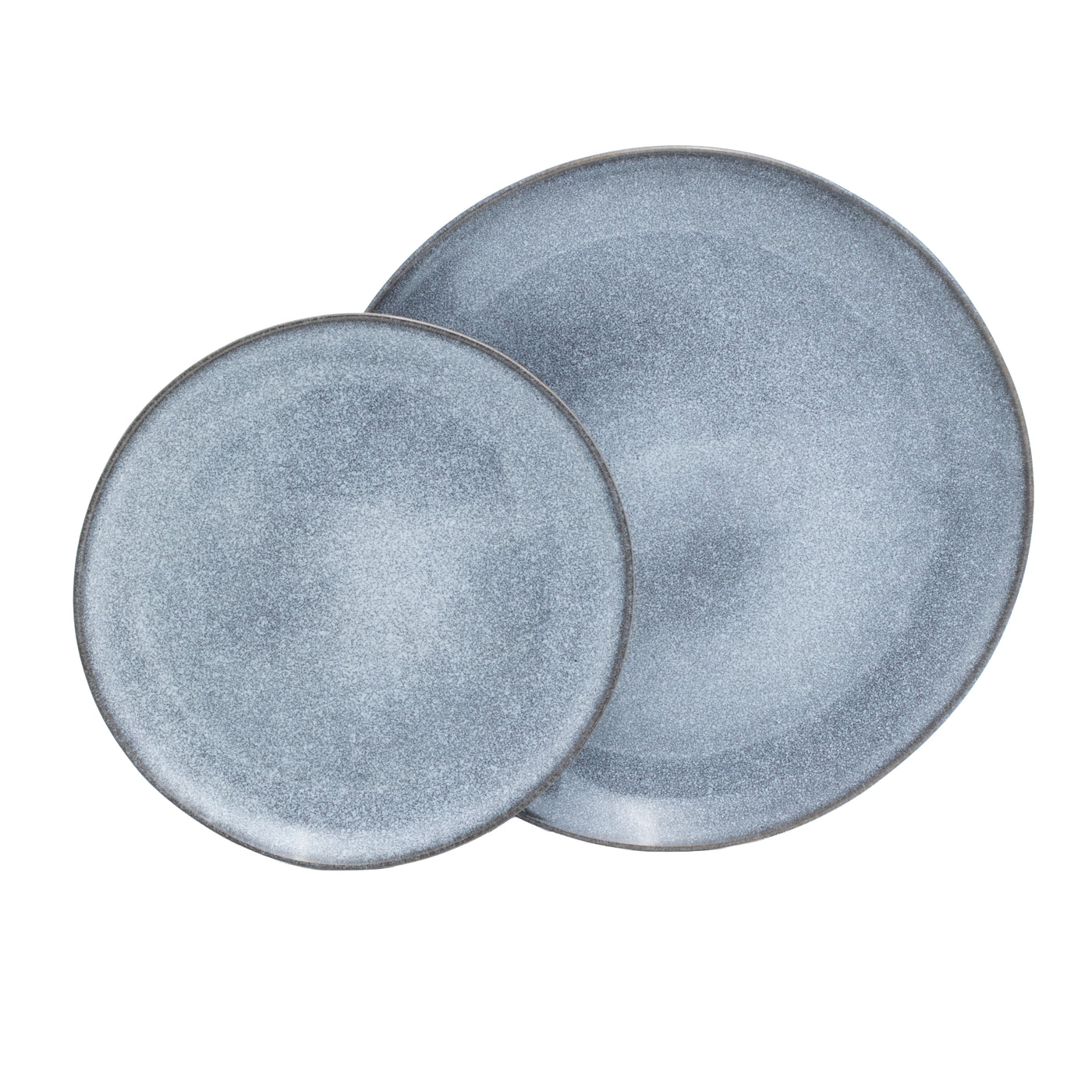 Set d'assiettes Blue Sand 8 pièces